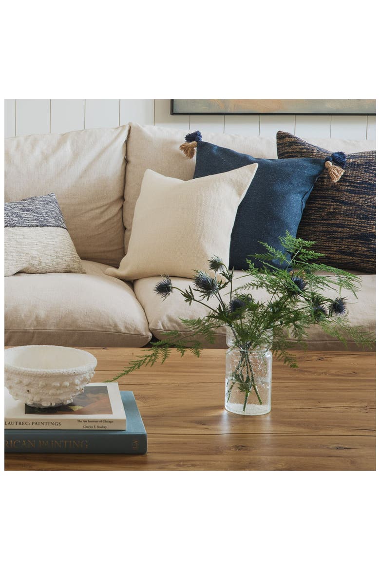 Coastline Accent Pillow, Alternate, color, BLACK