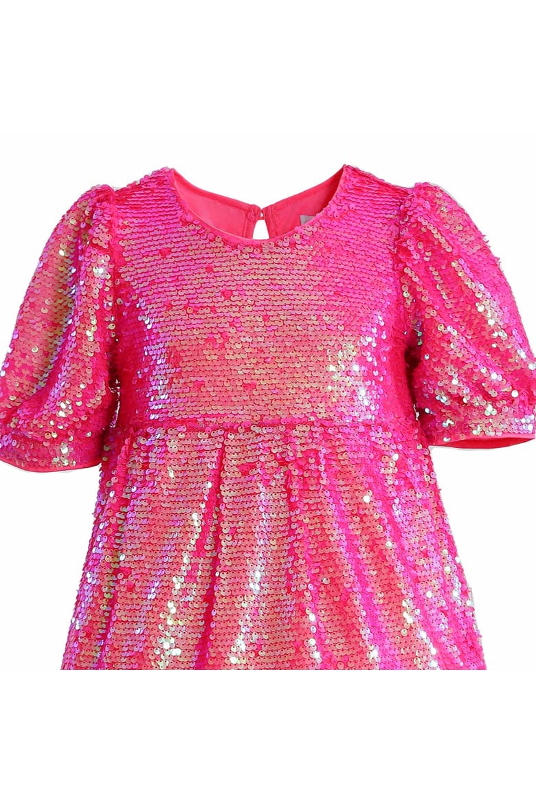 Elira Sequin Party Dress, Alternate, color, Pink