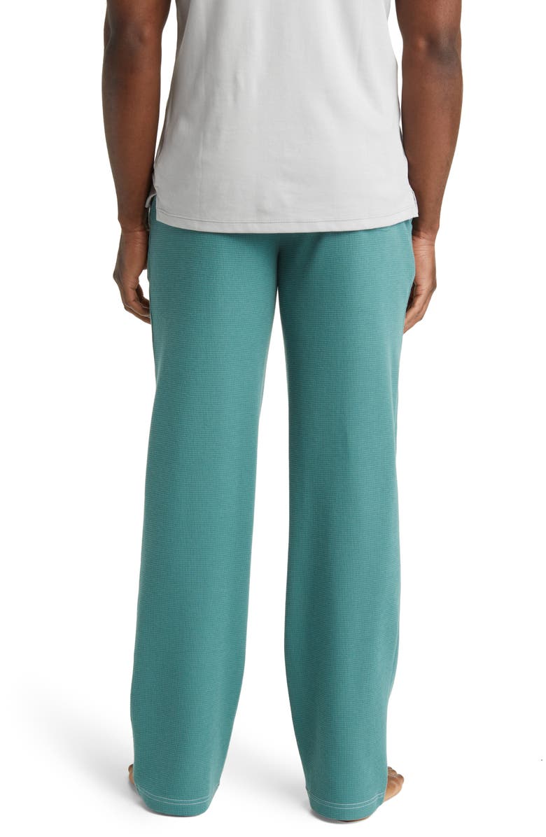 Majestic International Waffle Stitch Lounge Pants, Alternate, color, 