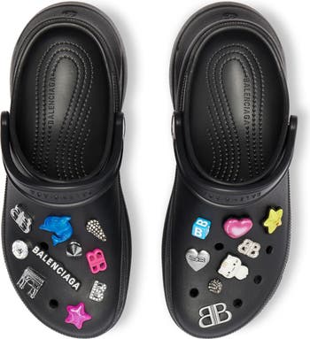 BALENCIAGA - 2025新作 BALENCIAGA CROCSミュール JIBBITZ 36の