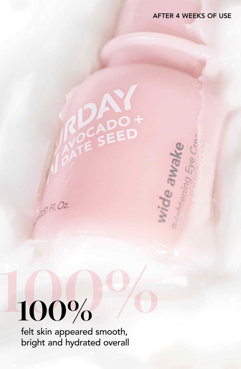 Saturday Skin Wide Awake Brightening Eye Cream, Alternate, color, 