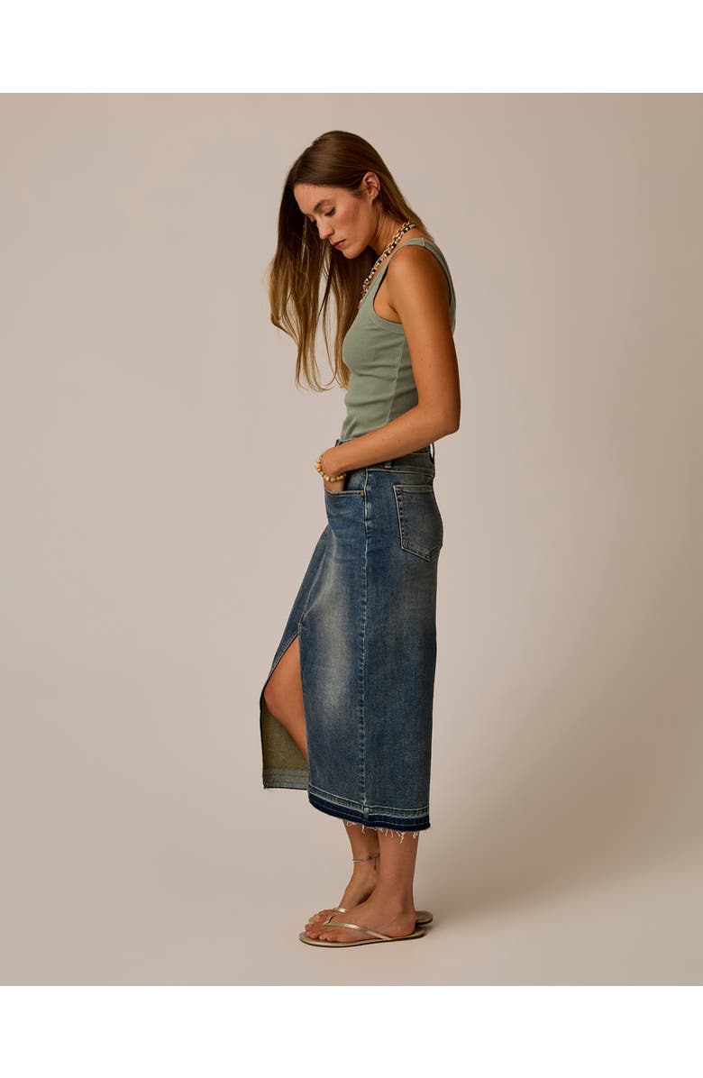 Carve Designs Atlas Denim Skirt, Alternate, color, Favorite Fade