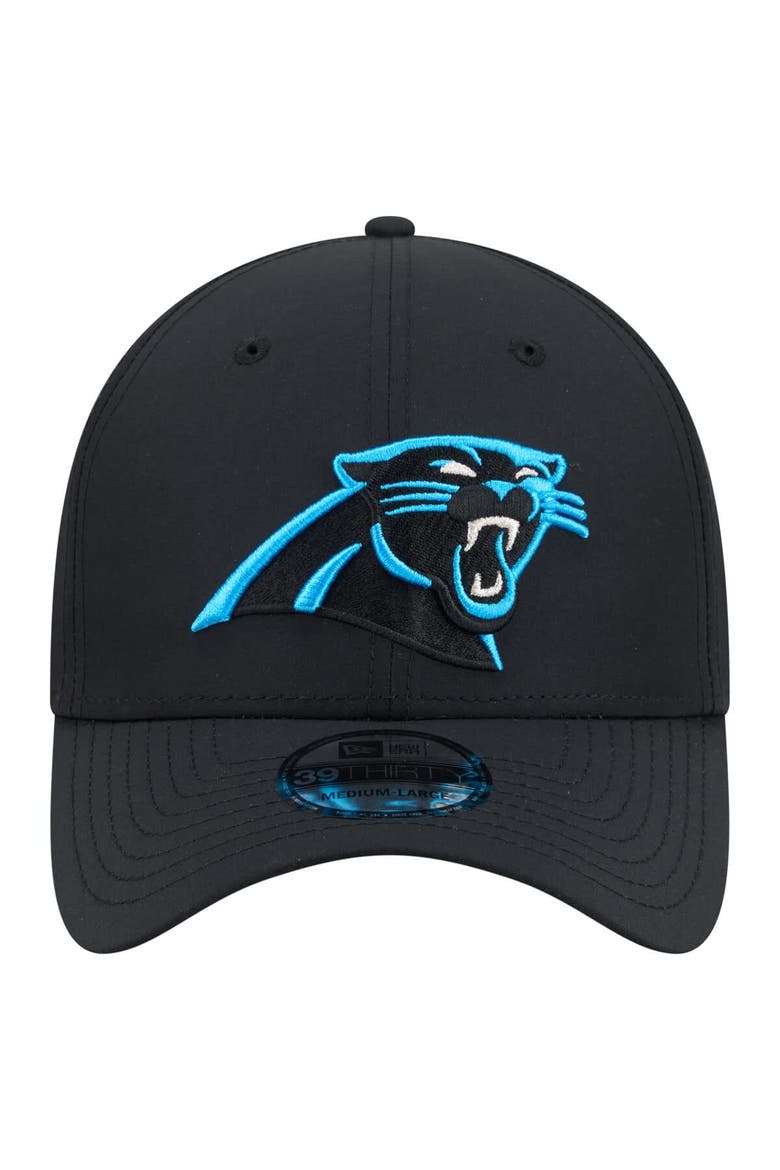Men's New Era  Black Carolina Panthers Core Team 39THIRTY Flex Hat, Alternate, color, Black