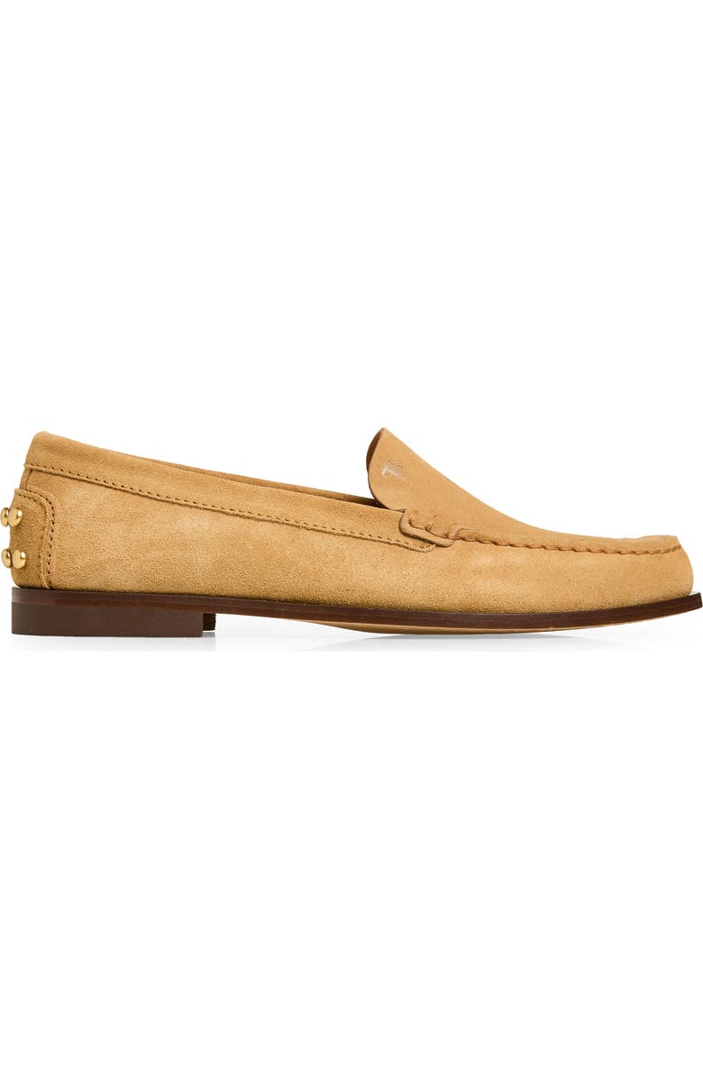 Tod's Stud Detail Slipper Loafer, Alternate, color, Ginger
