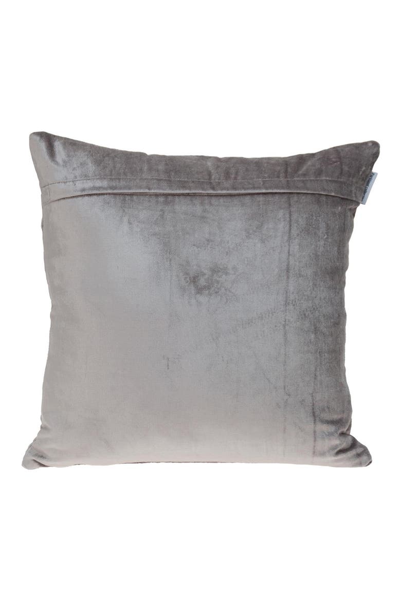 Bazyli Quilted Throw Pillow, Alternate, color, TAUPE