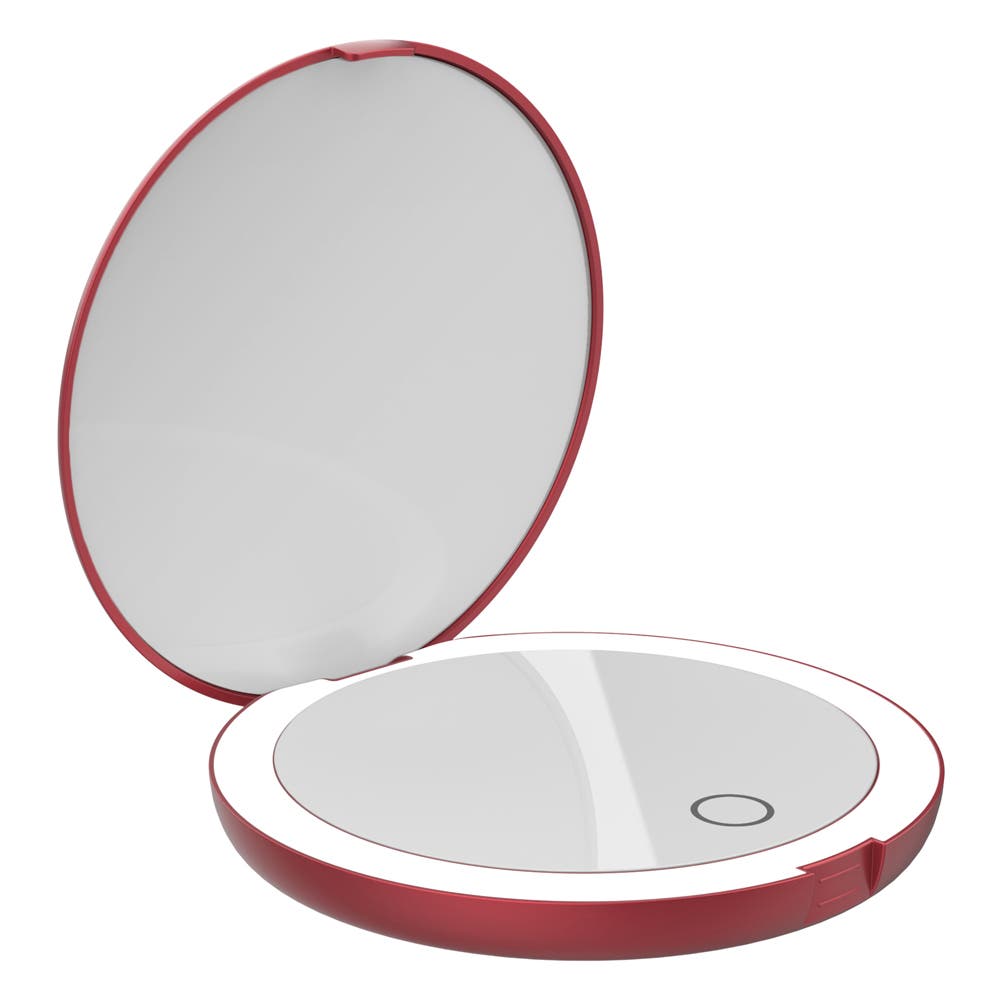 LUNA London COMPACT Mirror in Various Colors in Scarlet Red 