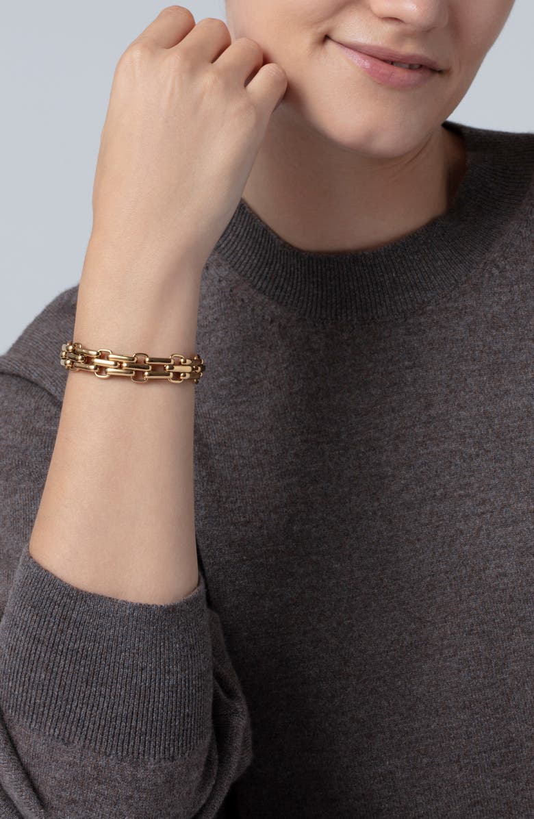 Jenny Bird Slim Penelope Bracelet, Alternate, color, High Polish Gold