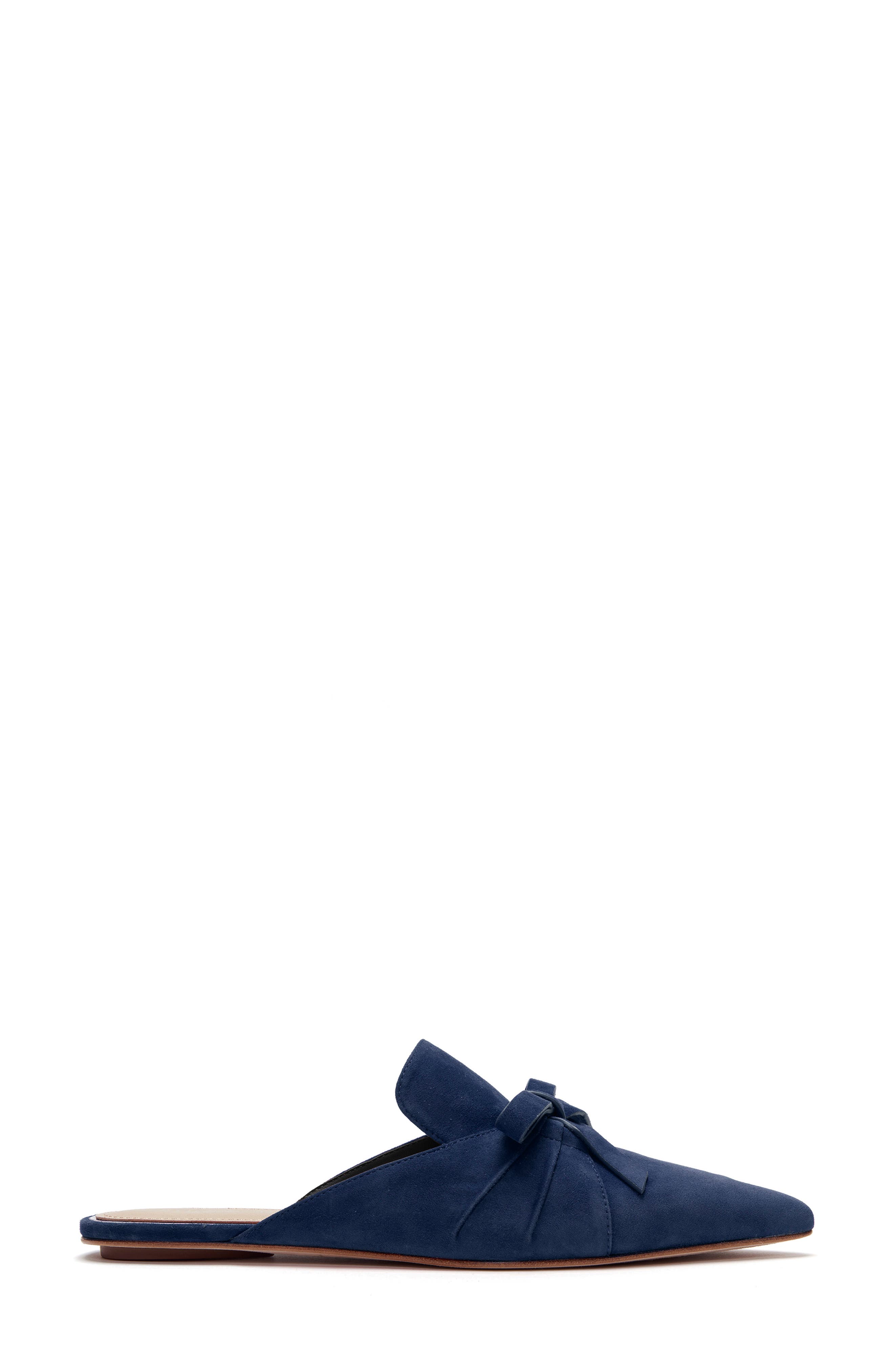 Alana Mule, Alternate, color, NAVY LEATHER