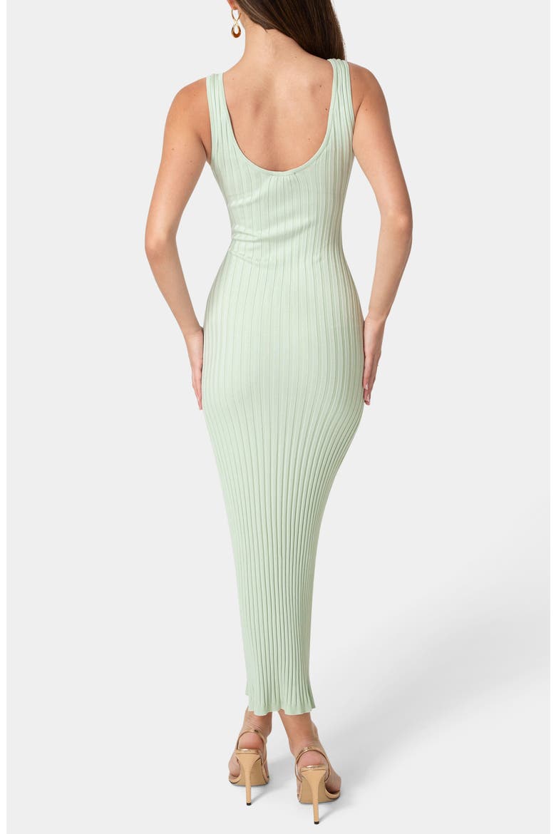Sleeveless Ribbed Maxi Dress, Alternate, color, SEAFOAM