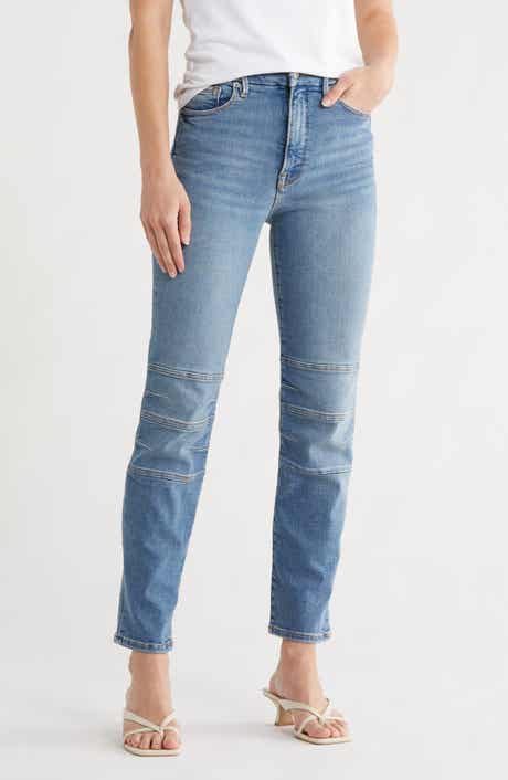 Good American Good Classic Knee Detail Skinny Jeans