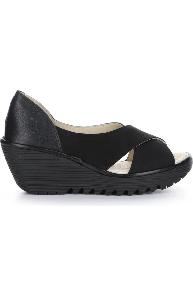 Fly London Yoma Wedge Sandal, Alternate, color,