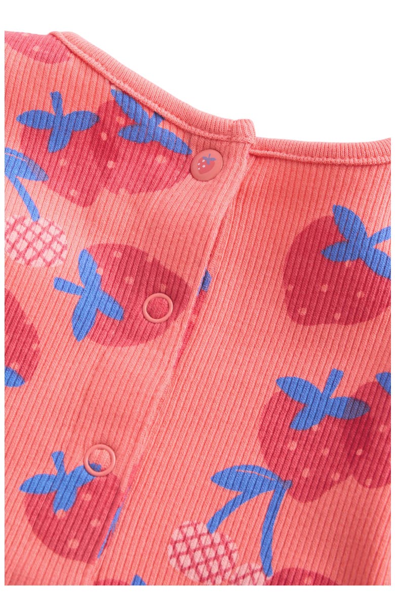 Fruit Print Top & Leggings Set, Alternate, color, RED