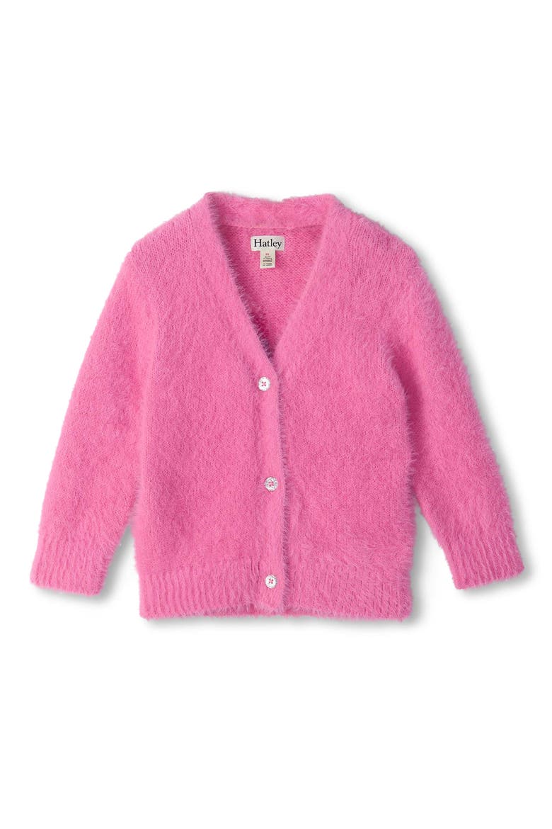 Kids' Pretty Poodle Cardigan, Main, color, FUCHSIA PINK