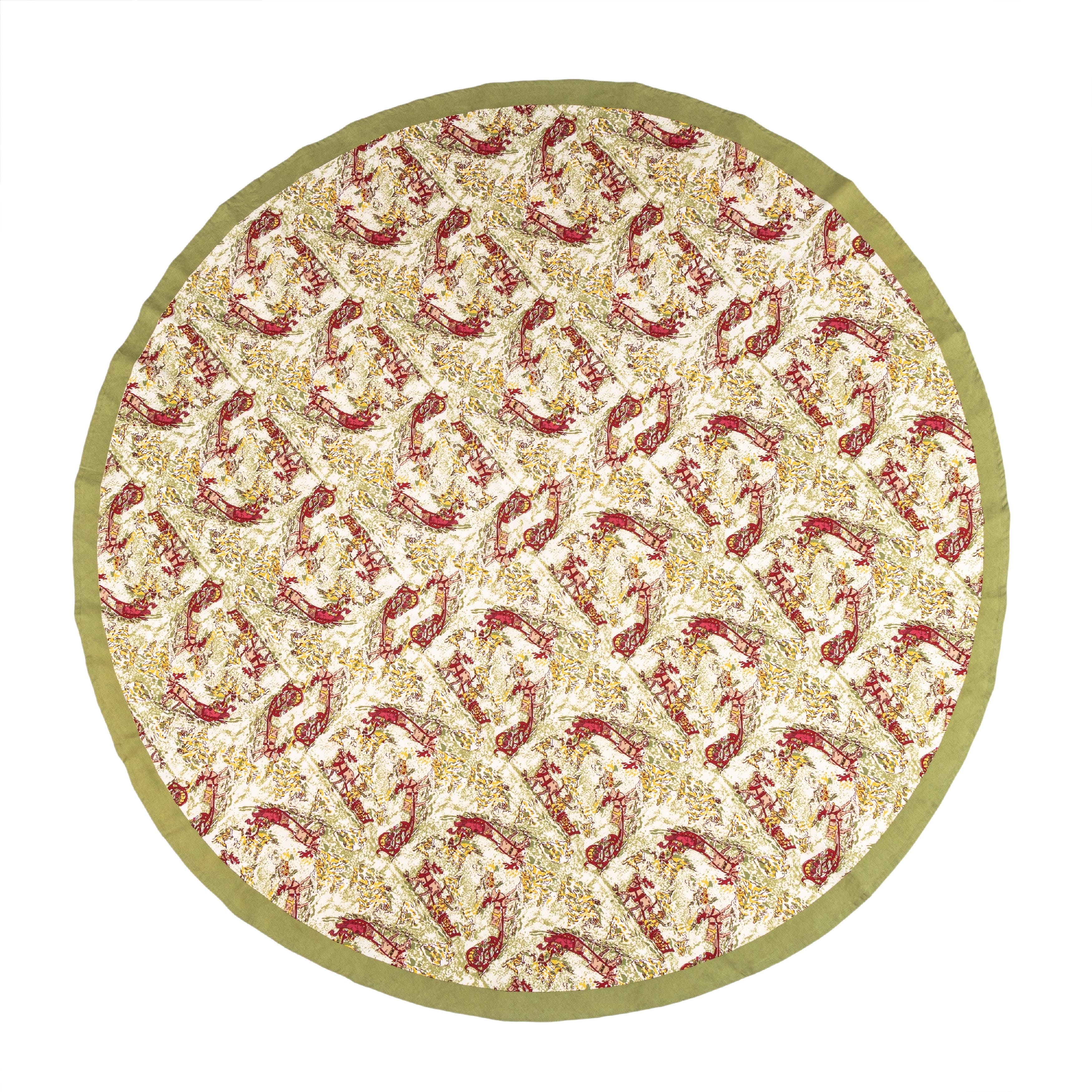 Red/Green 70" Round