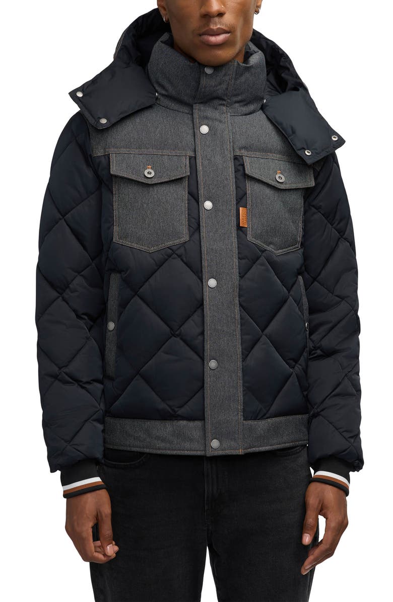 Scotch & Soda Oren Water Repellent Hooded Puffer Jacket, Main, color,