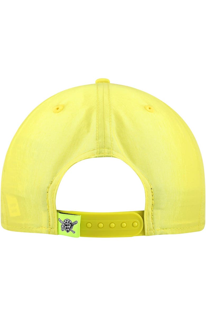 New Era Men's New Era Yellow Pittsburgh Pirates Neon Golfer Snapback Hat, Alternate, color, Yellow