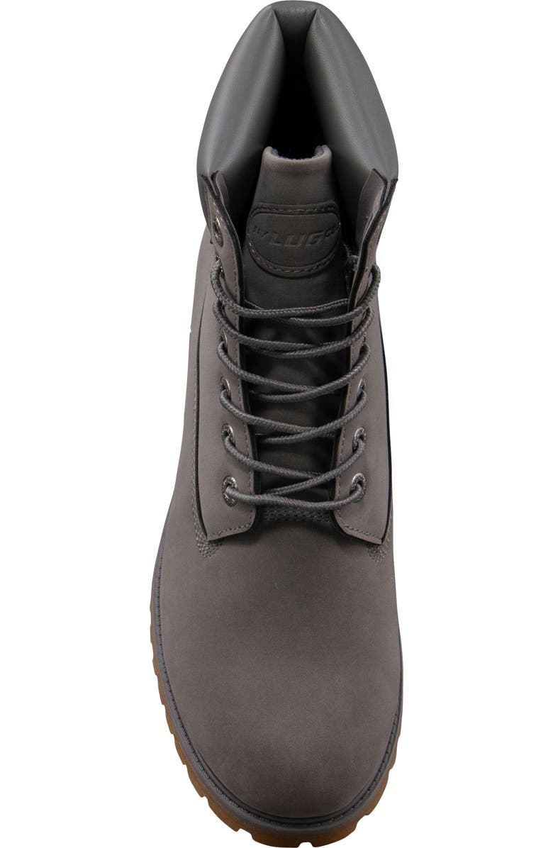 LUGZ Convoy Lace-Up Boot, Alternate, color, Charcoal/ Gum