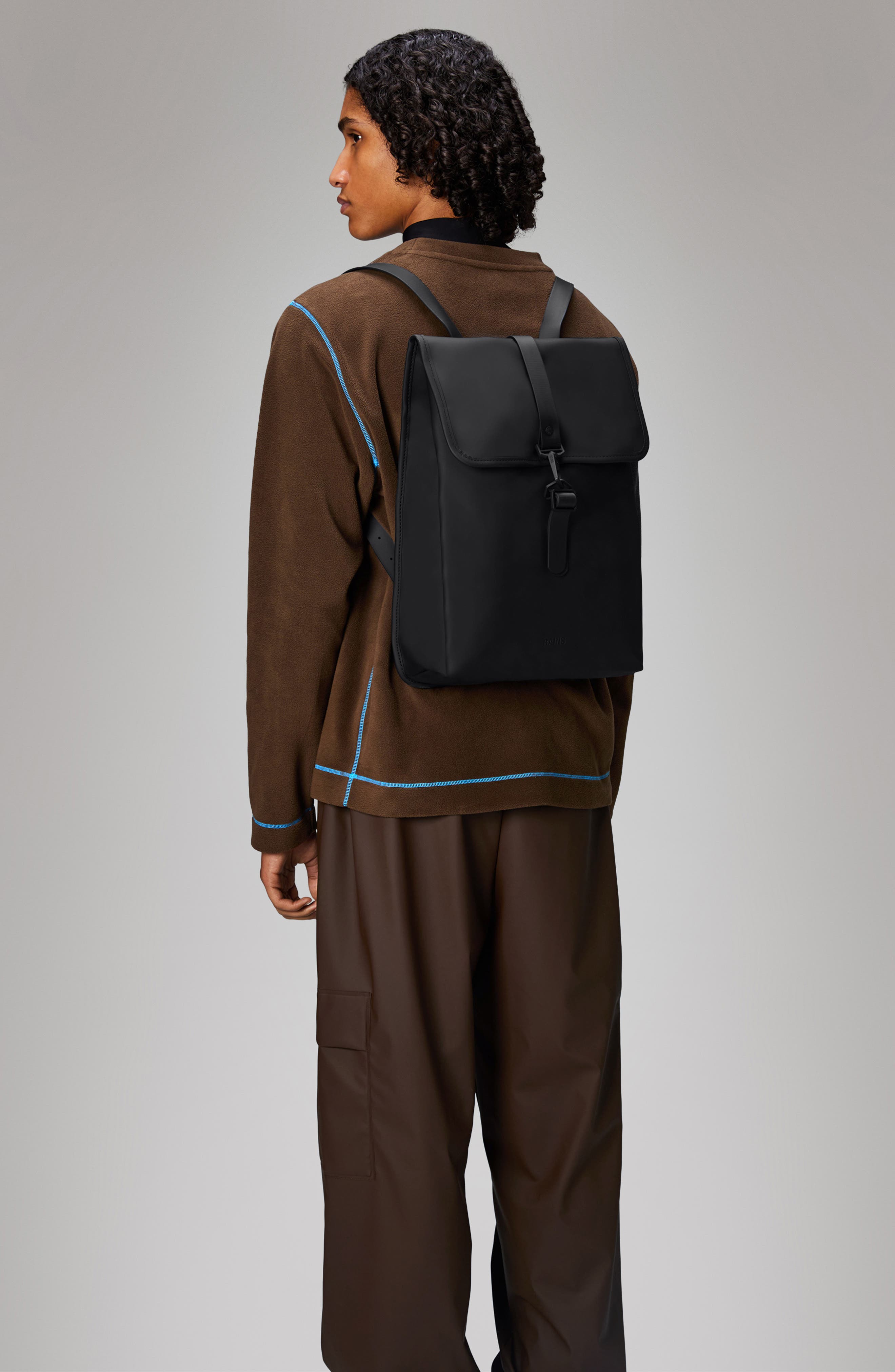 Rains Rucksack Waterproof Backpack, Alternate, color, 