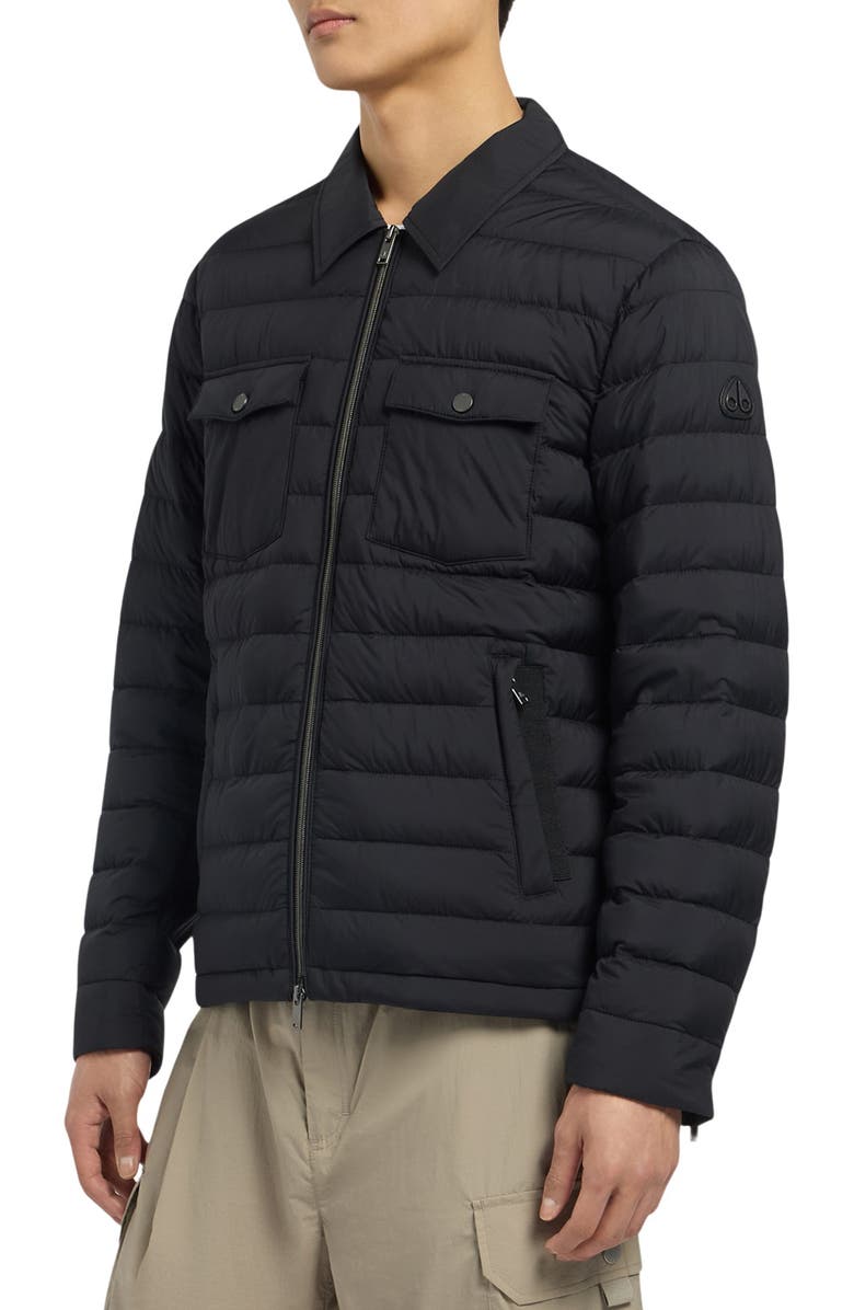Moose Knuckles Ashton Air Down Quilted Shirt Jacket, Alternate, color, 