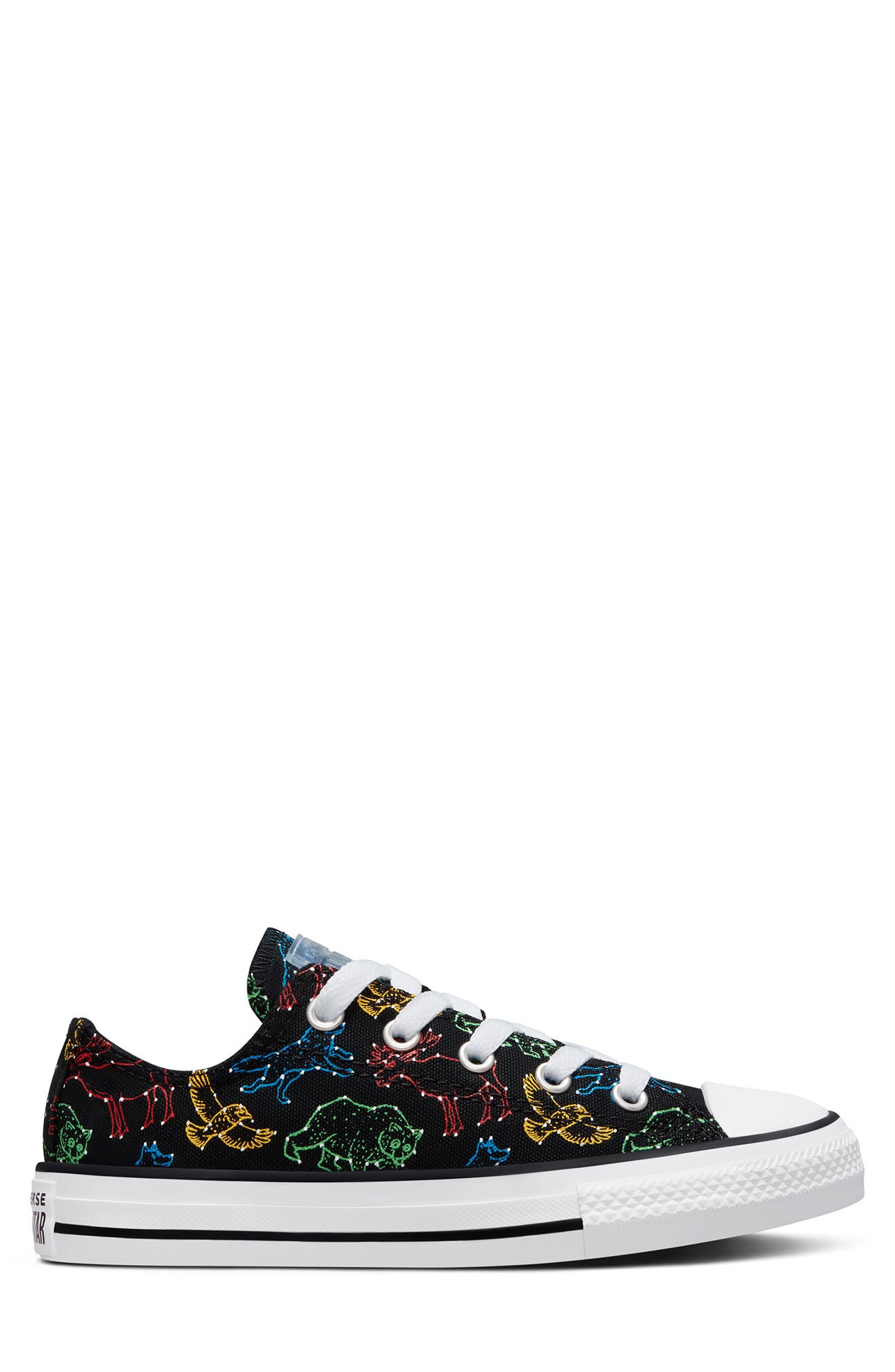 Converse Chuck Taylor<sup>®</sup> All Star<sup>®</sup> Animal Constellation Print Low Top Sneaker, Alternate, color, 