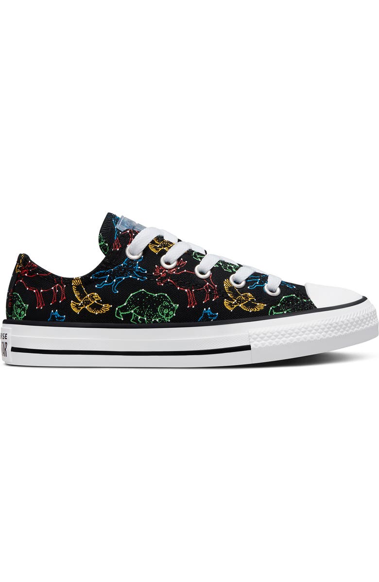 Converse Chuck Taylor<sup>®</sup> All Star<sup>®</sup> Animal Constellation Print Low Top Sneaker, Alternate, color,