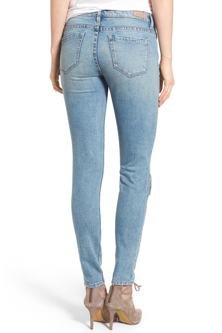 'Skinny Dipper' Distressed Skinny Jeans, Alternate, color, SKINNY DIPPER