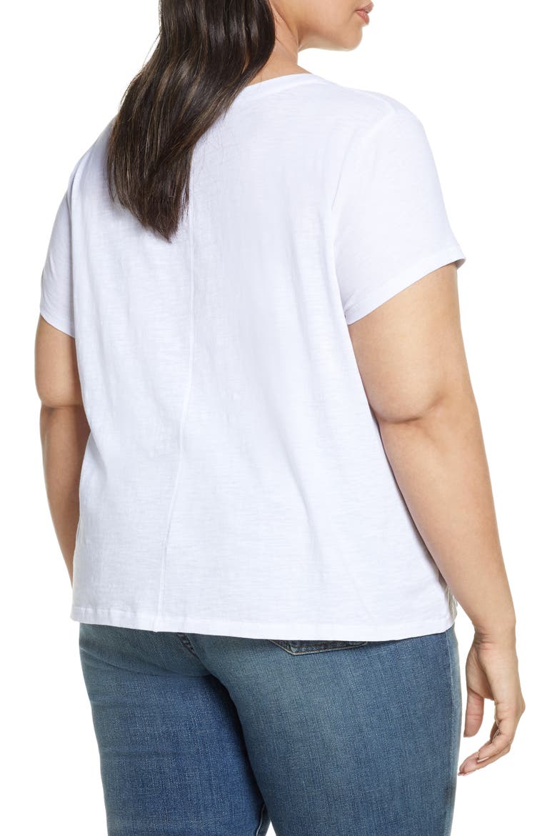 Organic Cotton T-Shirt, Alternate, color, WHITE