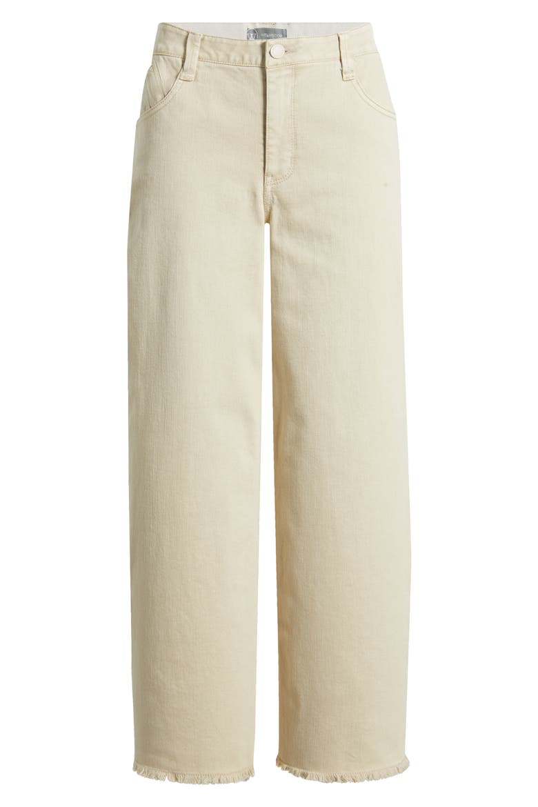Wyatt Skyrise High Waist Ankle Wide Leg Jeans, Alternate, color, BIRCH
