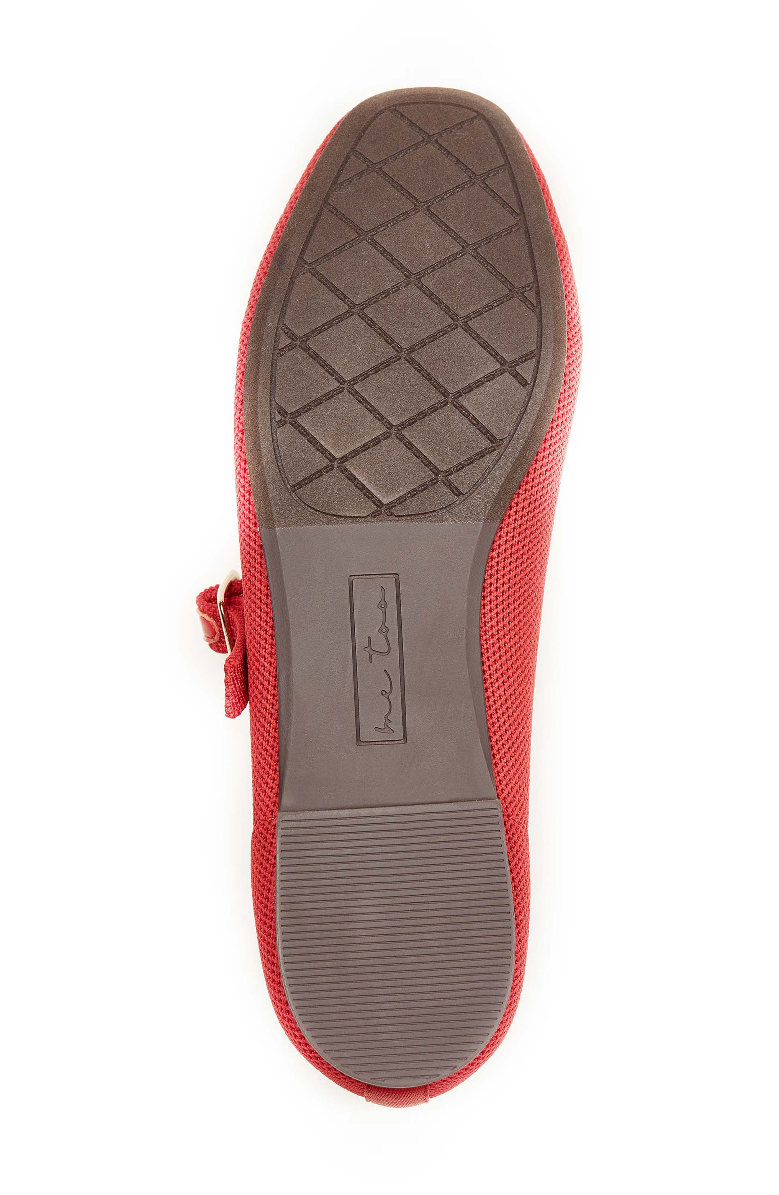 Shelby Mary Jane Flat, Alternate, color, RED