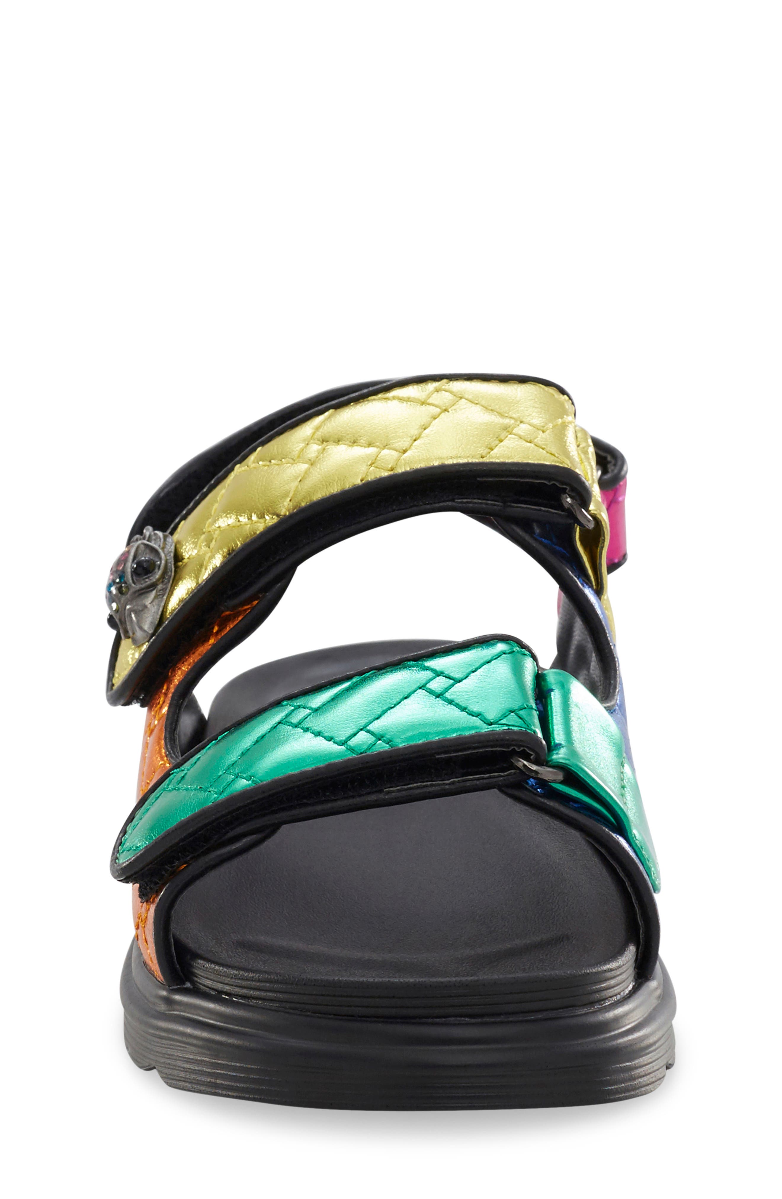 Kurt Geiger London Kids' Mini Orson Sandal, Alternate, color, Pink Multi