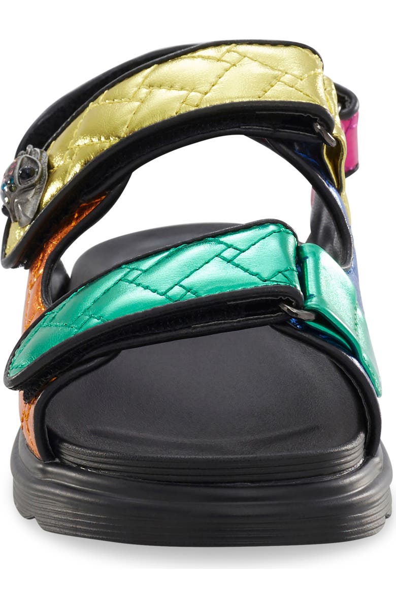 Kurt Geiger London Kids' Mini Orson Sandal, Alternate, color, Pink Multi