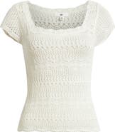 BP. Cotton Pointelle T-Shirt