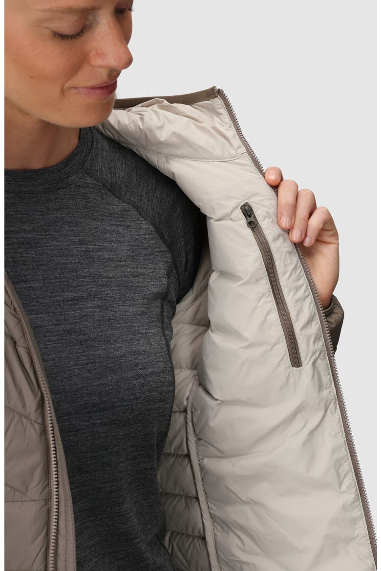 Transcendent Water Resistant 800 Fill Power Down Coat, Alternate, color, SABLE