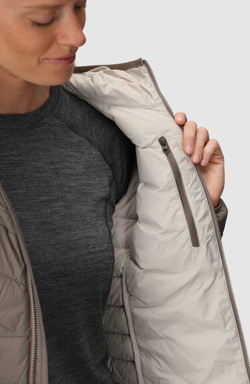 Outdoor Research Transcendent Water Resistant 800 Fill Power Down Coat In Brown