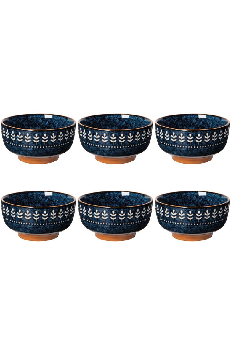 Danica Brands Nightbloom Dessert Bowl, Main, color, Blue