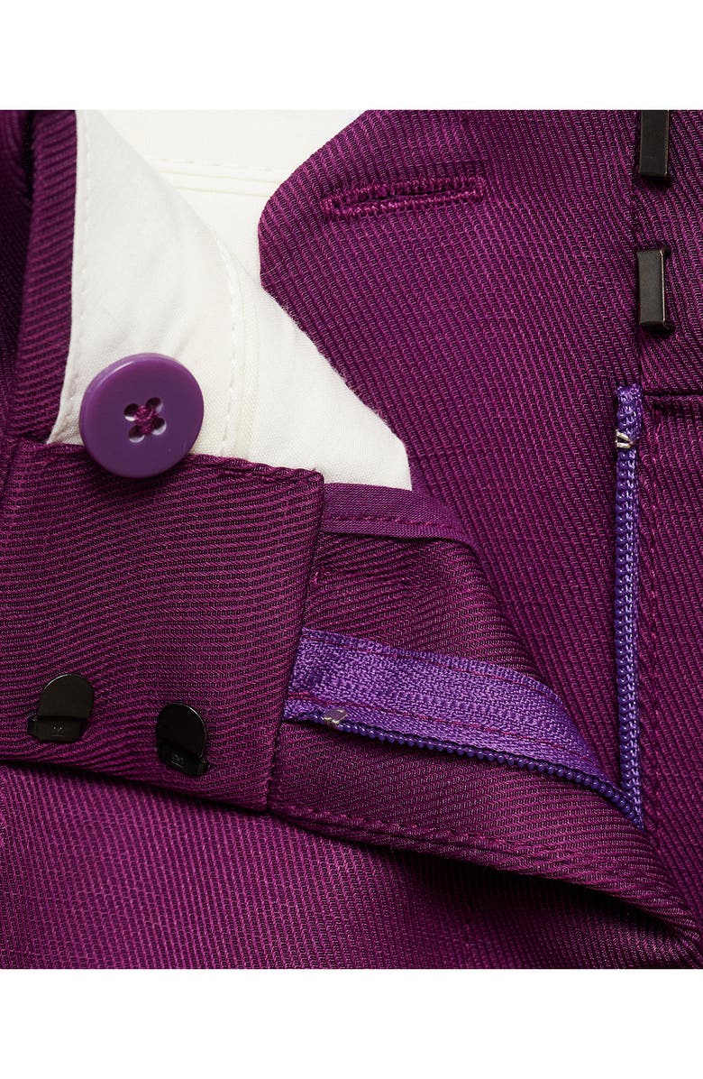 MANGO Straight Leg Suit Trousers, Alternate, color, Fuchsia