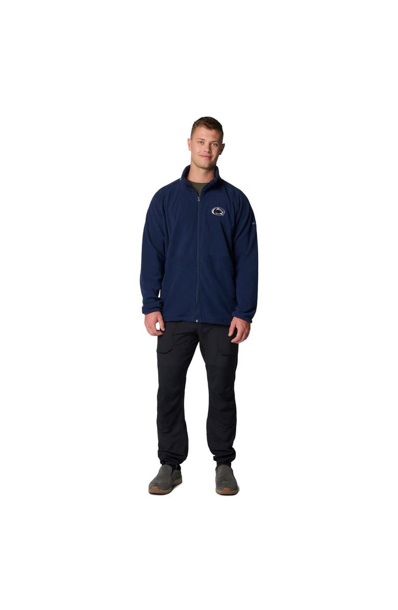 Columbia Men's Columbia  Navy Penn State Nittany Lions Flanker IV Fleece Raglan Full-Zip Jacket, Alternate, color, 