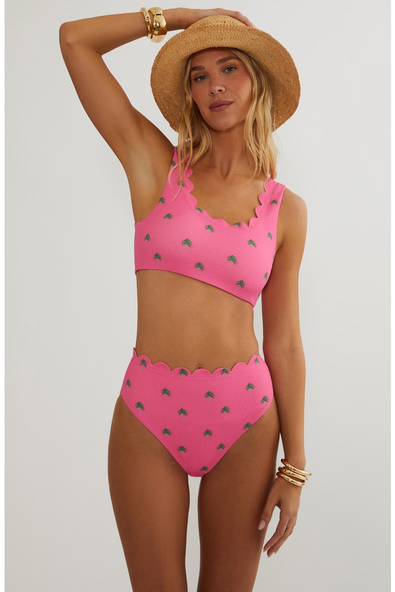 Madison Bikini Top, Alternate, color, FLAMINGO FRONDS