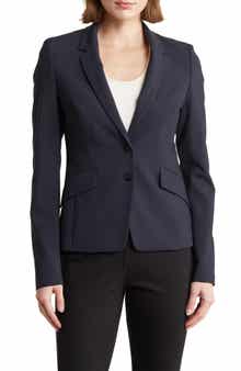 BOSS Jiletara Stretch Wool Jacket