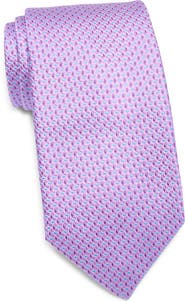 David Donahue Geo Jacquard Silk Tie