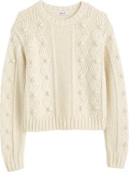 Madewell Mix Stitch Crewneck Sweater