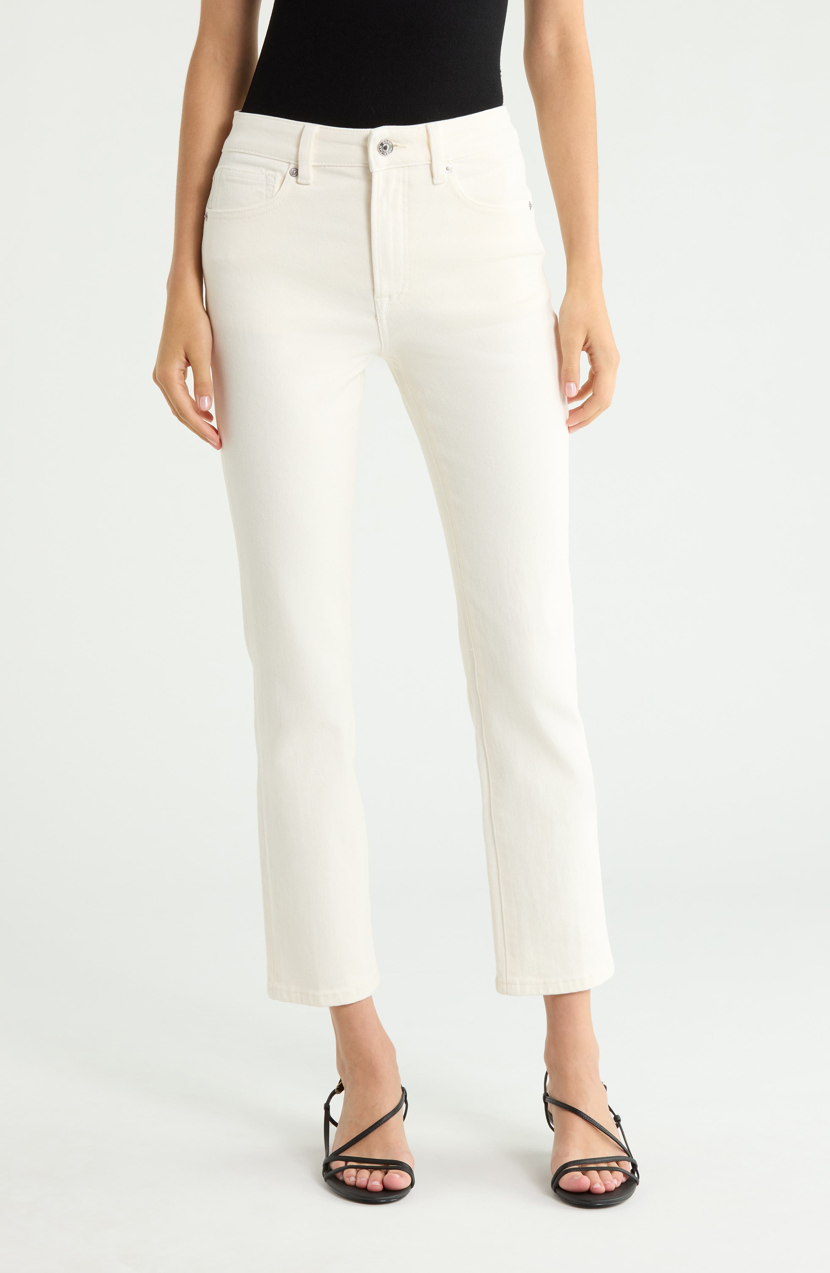 Good Legs High Waist Straight Leg Jeans