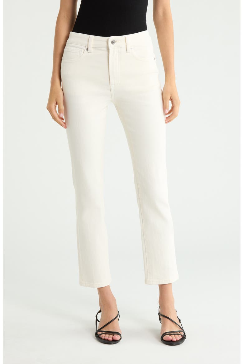Good Legs High Waist Straight Leg Jeans, Main, color, PEARL