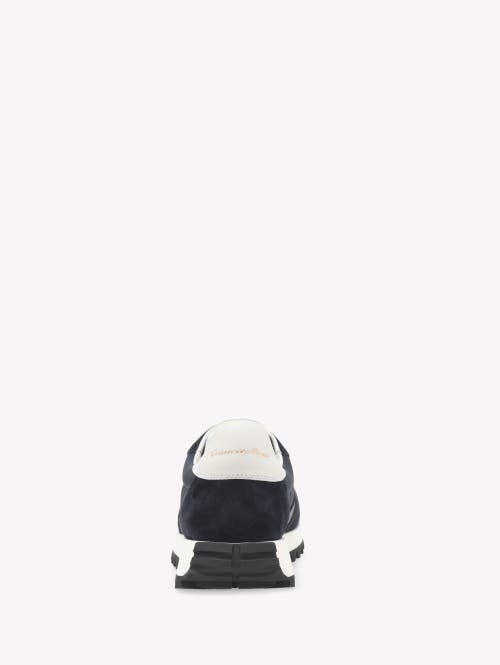 Gianvito Rossi Gravel Panelled Suede Sneakers In Black