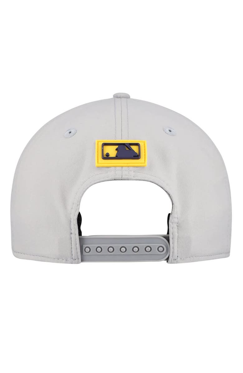 New Era Men's New Era Gray Milwaukee Brewers 2026 Clubhouse 9SEVENTY Adjustable Hat, Alternate, color, Gray