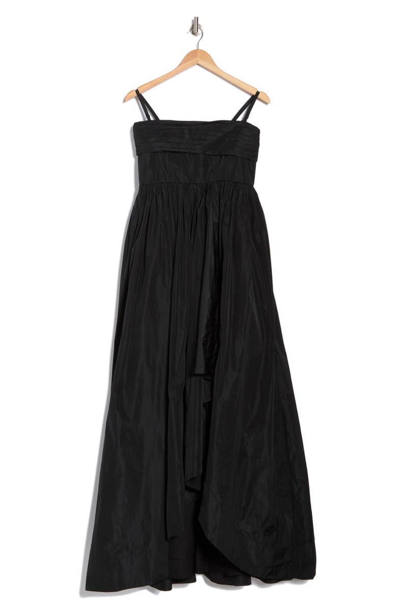 Cinq à Sept Violetta High-Low Gown, Alternate, color, Black