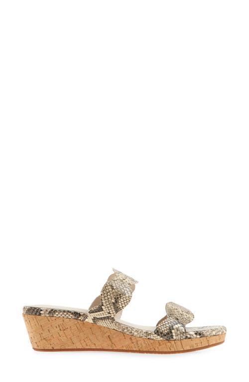 CHOCOLAT BLU CHOCOLAT BLU FIRA PLATFORM WEDGE SLIDE SANDAL 