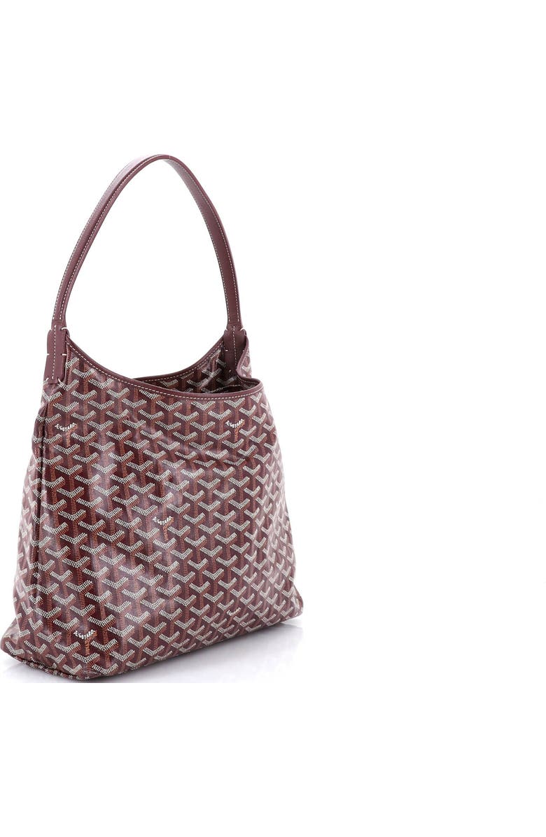 Pre-Owned Goyard Boheme Hobo Coated Canvas, Alternate, color, Red