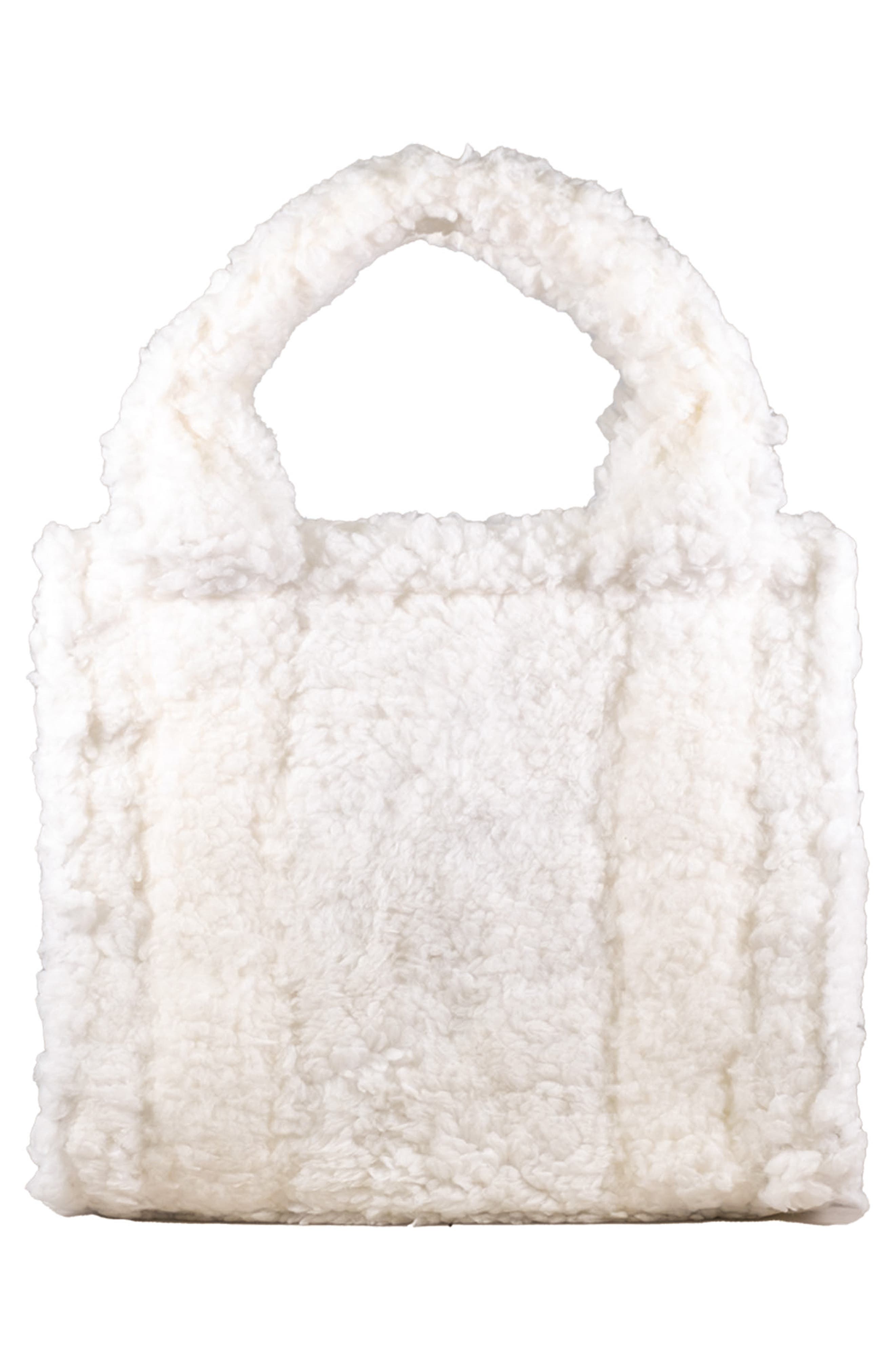 mimish Kids
 Faux Shearling Tote, Alternate, color, Lounging Sloth