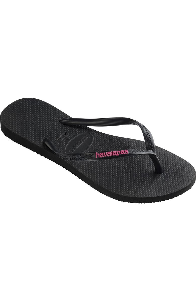 Havaianas Slim Logo Flip Flop, Main, color,